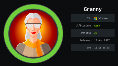 Hackthebox – Granny